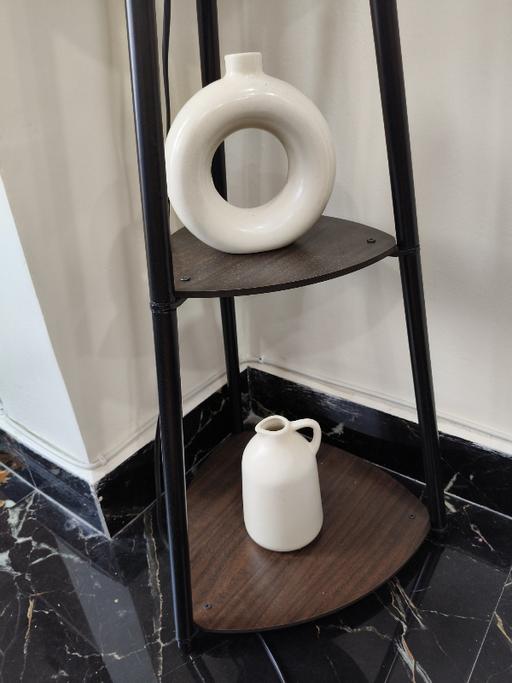 Set of 3 Ceramic Vases Off White
