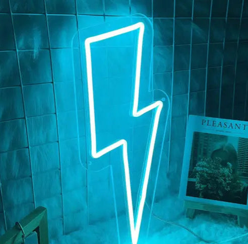 Lightning Bolt Neon Sign