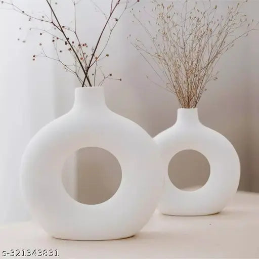 DONUT VASE CERAMIC