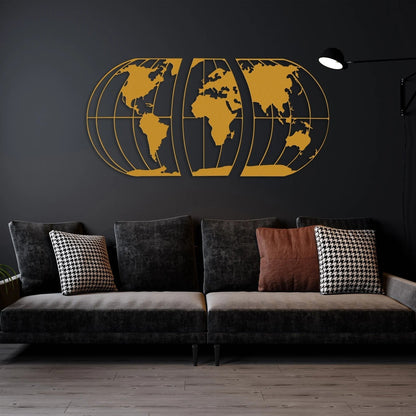 Global Impressions World Map Wood Wall Decor