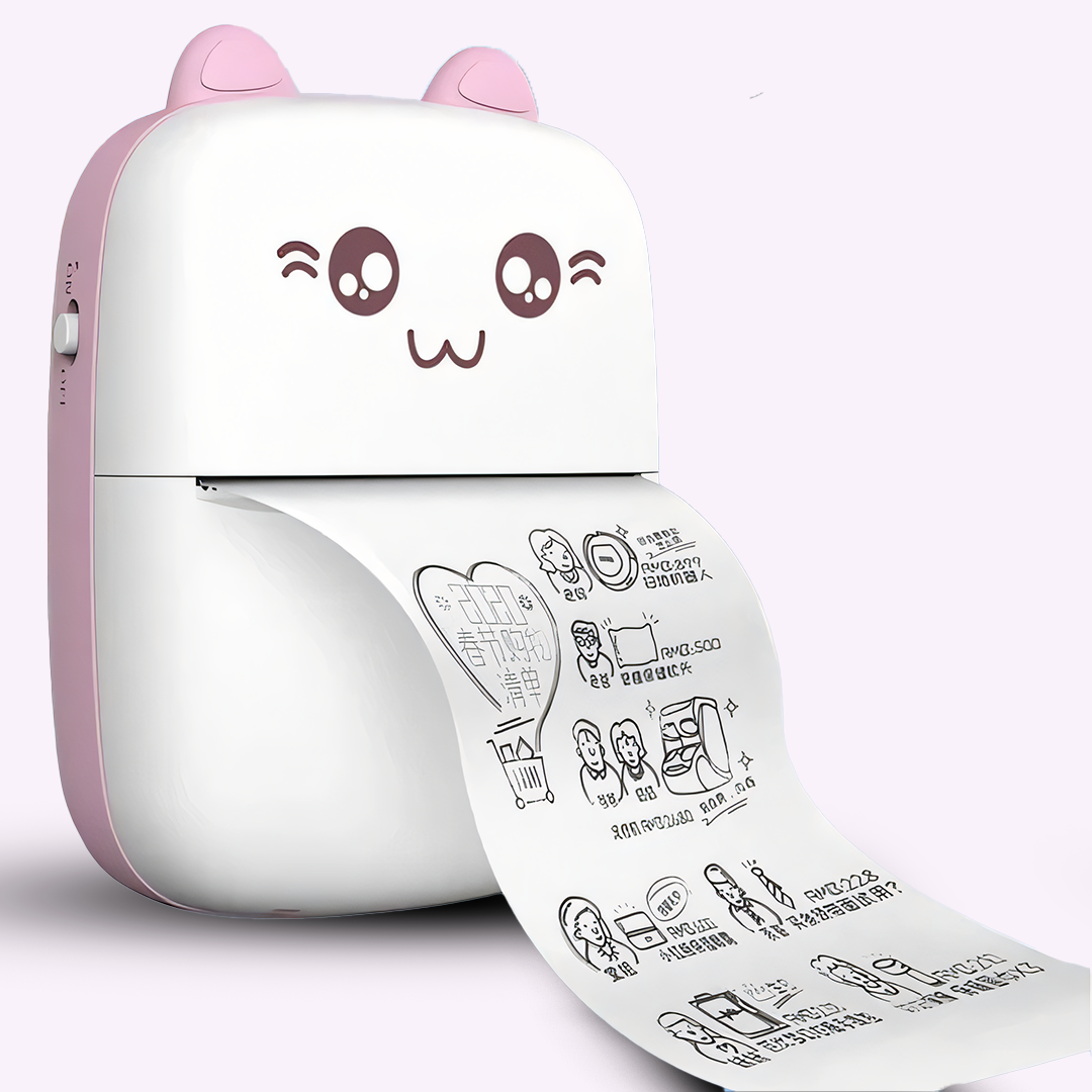 Inkless Mini Printer (Portable Thermal Bluetooth & Wireless) - Pink - printer