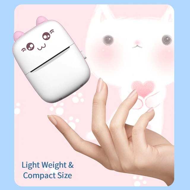 light weight and compact mini pocket printer for students