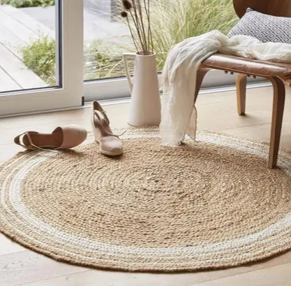 Jute Round floor Mats (90*90)