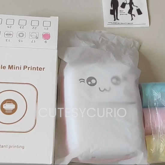 how to use mini printer ? by cutesycurio