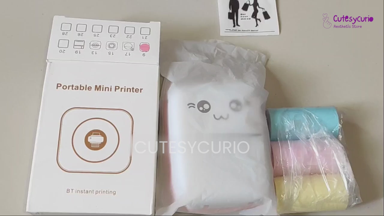 how to use mini printer ? by cutesycurio