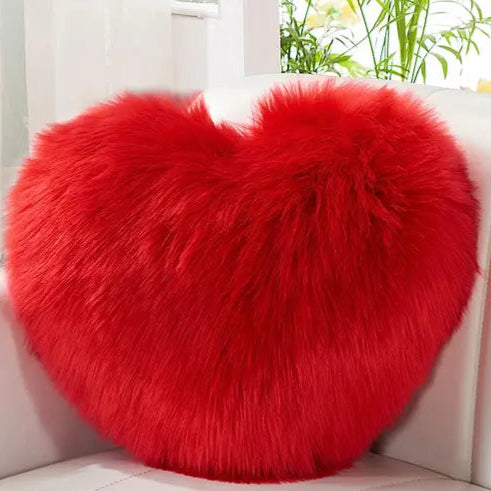 Heart Cushion Pillow (Red)