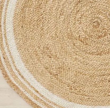 Jute Round floor Mats (90*90)