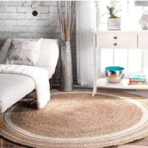 Jute Round floor Mats (90*90)