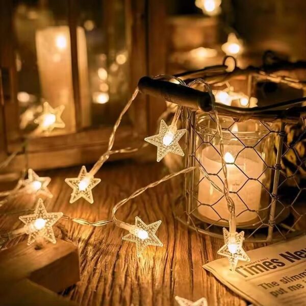 Serial String Star Lights for Decoration - Image 3