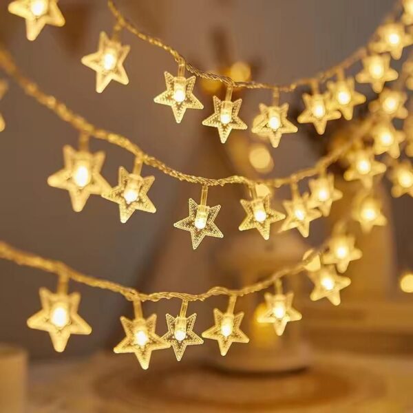 Serial String Star Lights for Decoration - Image 2