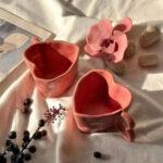 Adorable Heart Shape Cups - Set of 2