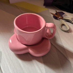 Pinterest Flower Mug & Saucer Set