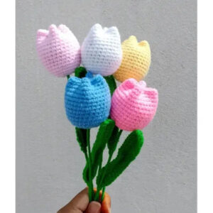 Crochet Tulip Flowers