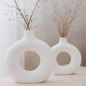 DONUT VASE CERAMIC