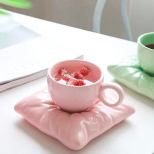 Pinterest Pillow Mug & Saucer Set