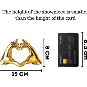 GOLDHEARTHANDDESKDECOR SIZE