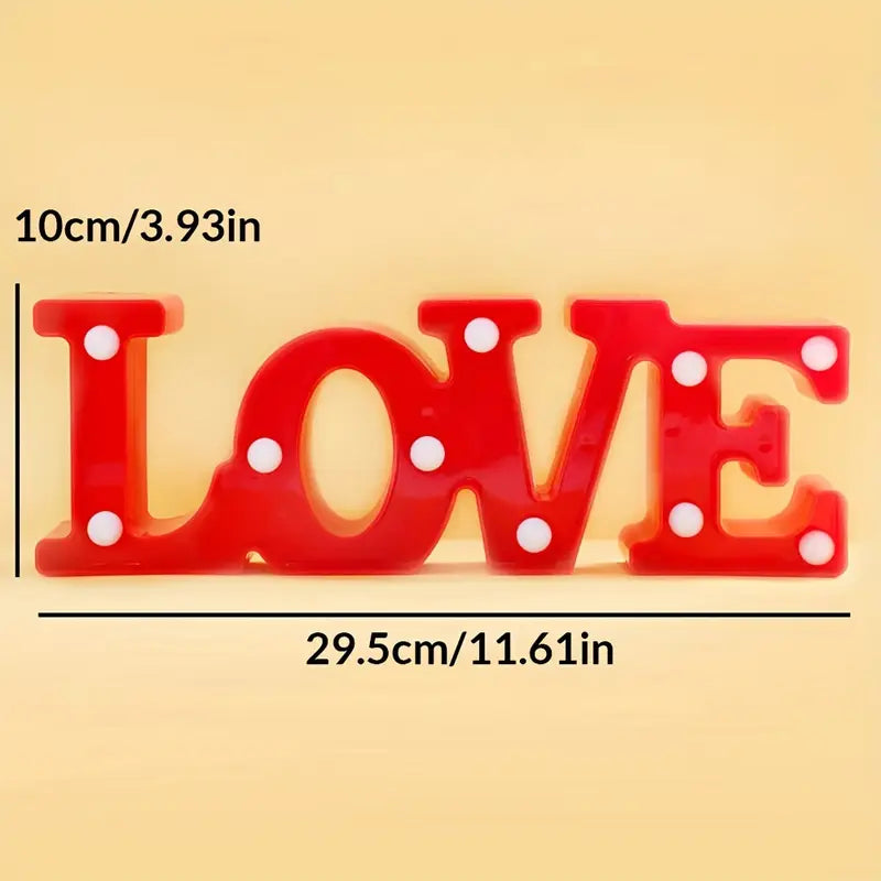 3D LED Love Marquee Night Light - Image 2