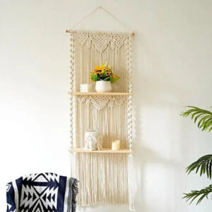 Macrame Wall Hanging Shelf