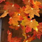 Maple Leaves Fall String Lights
