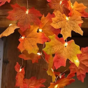 Maple Leaves Fall String Lights