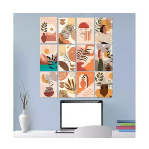 boho posters wall collage
