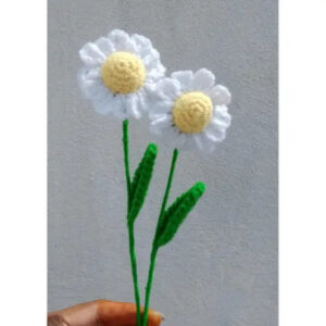 crochet daisy flowers (mini)