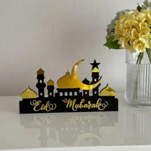 Aesthetic Eid Mubarak Tabletop Decor