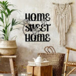 Home Sweet Home Sign Wood Wall Decor