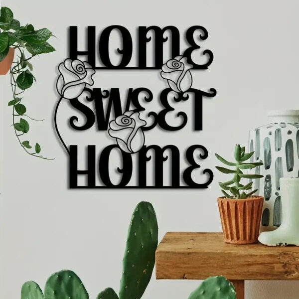 Home Sweet Home Sign Wood Wall Decor - Image 3