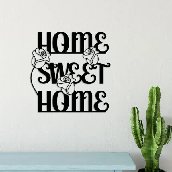 Home Sweet Home Sign Wood Wall Decor - Image 2