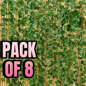 Artificial Vines Money Plant Hanging Leaves (8 Feet) (Set of 8 String)