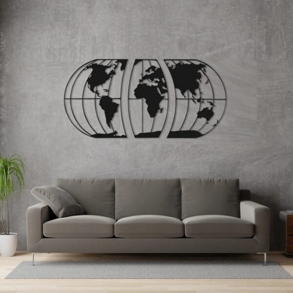 Global Impressions World Map Wood Wall Decor - Image 4