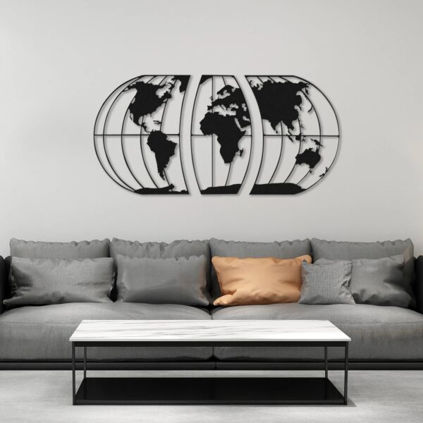Global Impressions World Map Wood Wall Decor - Image 3