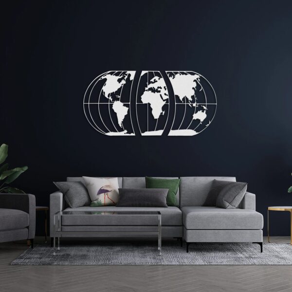Global Impressions World Map Wood Wall Decor - Image 2