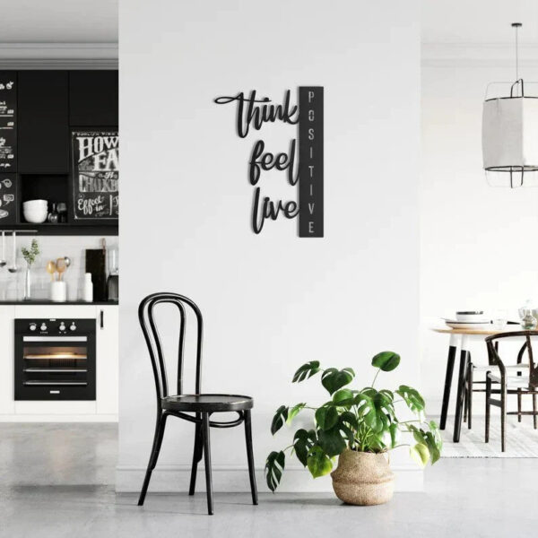 Positivity Pulse Wood Wall Decor - Image 6