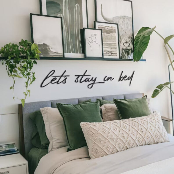 Restful Retreat Wood Bed Sign Wood Wall Decor - Image 4