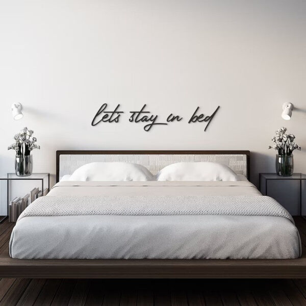 Restful Retreat Wood Bed Sign Wood Wall Decor - Image 2