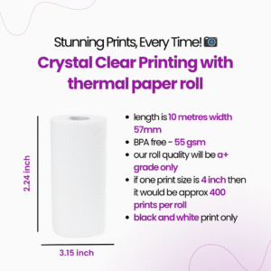 Inkless Mini Printer (Portable Thermal Bluetooth & Wireless) - Pink - printer