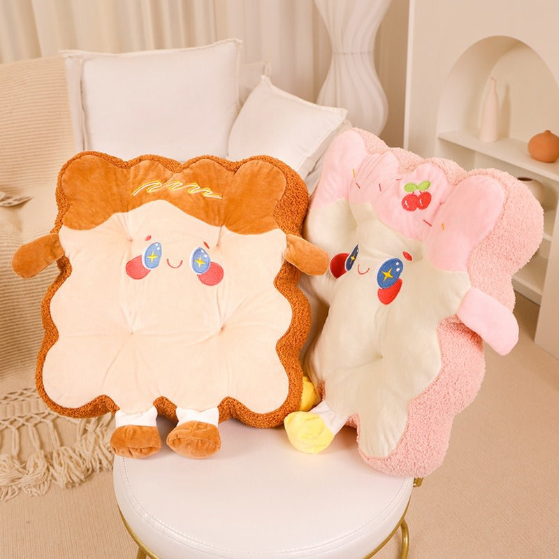 Kawaii Toast Seat Cushion 1 Kawaii Toast Seat Cushion