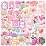 Pink Pixeled Sticker Pack