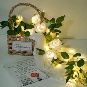 Rose Flower Vine String Lights