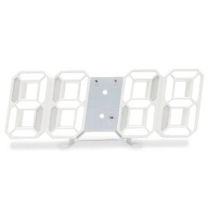 White Digital Alarm Clock