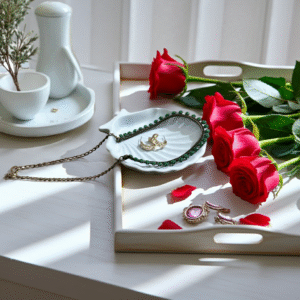 Sea Shell Aesthetic Jewellery Tray HandMade Vanity Tray Trinket Tray Coffee Table Decor Bathroom Tray