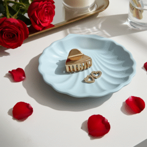 Sea Shell Aesthetic Jewellery Tray HandMade Vanity Tray Trinket Tray Coffee Table Decor Bathroom Tray