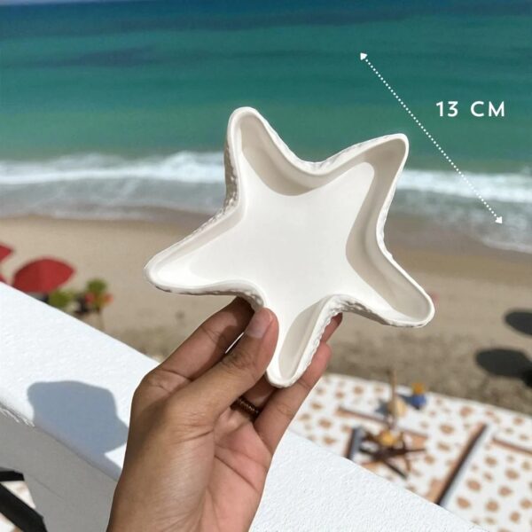 Star Fish Tray | Handmade | Aesthetic Tray | Jewelry Tray | Vanity Tray | Trinket Tray | Coffee Table Decor | Bathroom Tray | - Image 5