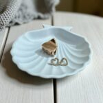 Sea Shell Tray | Handmade | Aesthetic Tray | Jewelry Tray | Vanity Tray | Trinket Tray | Coffee Table Decor | Bathroom Tray |