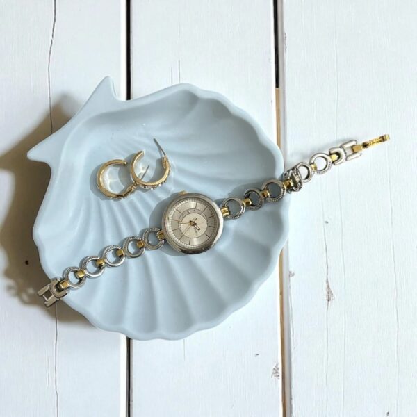 Sea Shell Tray | Handmade | Aesthetic Tray | Jewelry Tray | Vanity Tray | Trinket Tray | Coffee Table Decor | Bathroom Tray | - Image 2