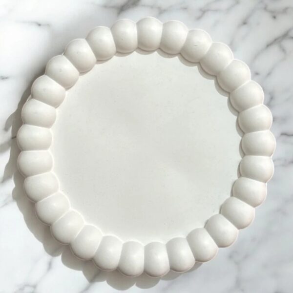 Round Bubble Tray | Handmade | Aesthetic Tray | Jewelry Tray | Vanity Tray | Trinket Tray | Coffee Table Decor | Bathroom Tray | - Image 3