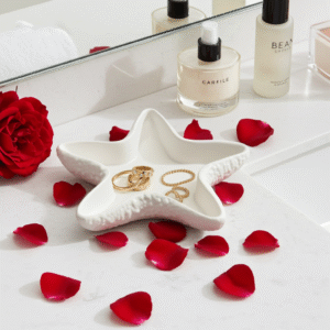 Star Fish Aesthetic jewellery Tray Handmade Vanity Tray Trinket Tray Coffee Table Decor Bathroom Tray