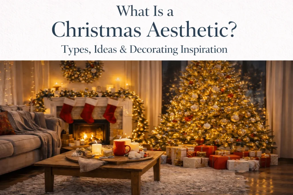 what is christmas aesthetic types,ideas and decorating inspiration